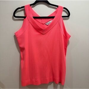 Exclusively Misook Pink Sleeveless Top